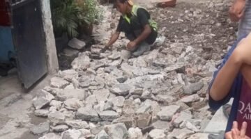 Proyek Jalan Lingkungan RW 016 Kapuk DiSorot Warga,Sudin Perumahan Diminta Turun Tangann