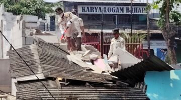 Bangunan Liar Ditertibkan,Lahan Sarana Jaya Disiapkan Jadi Taman dan RTH