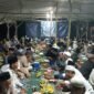 Warga Kampung Cikaret RT.06 RW.2 Desa Purasar  i Melaksanakan Dzikir Maulid Nabi Muhammad (Foto : Adi Wijaya)