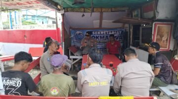 Polsek Kawasan Kalibaru Gelar Jaga Jakarta On The Spot, Ajak Nelayan Bersinergi Jaga Kamtibmas