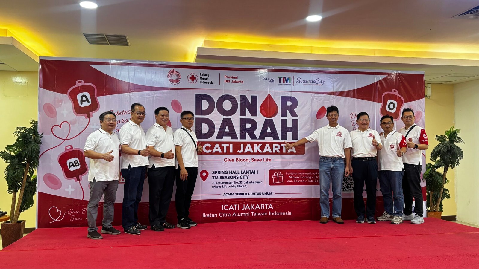 ICATI Jakarta Gelar Donor Darah Kedelapan, 540 Orang Antusias Mendaftar