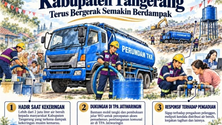 Untuk Kabupaten Tangerang Semakin Gemilang, PERUMDAM TKR Terus Bergerak dan Memberikan Manfaat