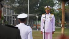 Laksda TNI Isswarto memimpin langsung Upacara Peringatan Hari Kesaktian Pancasila tahun 2026 yang digelar di lapangan Makogabwilhan II.