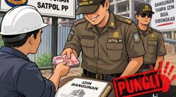Foto Ilustrasi : Anggota Satpol PP Kota Tangerang Lakukan Dugaan Pungli