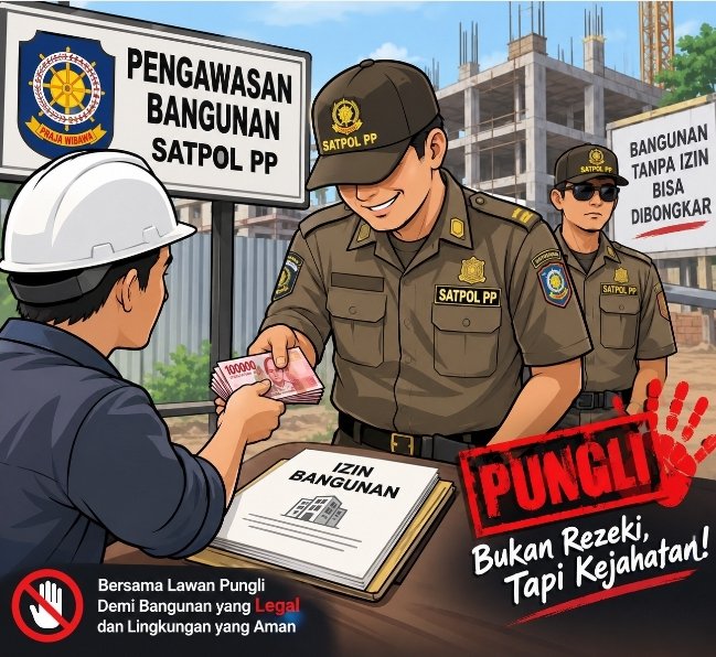 Foto Ilustrasi : Anggota Satpol PP Kota Tangerang Lakukan Dugaan Pungli