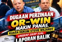 ILUSTRASI - dugaan perzinaan OR–WIN berujung laporan balik, Kuasa Hukum Stevie Wiliardy angkat bicara. (Foto: Suara Realitas).