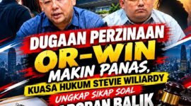 ILUSTRASI - dugaan perzinaan OR–WIN berujung laporan balik, Kuasa Hukum Stevie Wiliardy angkat bicara. (Foto: Suara Realitas).