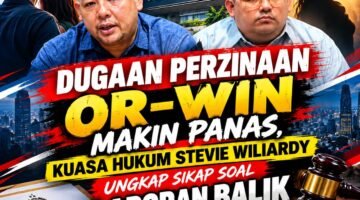ILUSTRASI - dugaan perzinaan OR–WIN berujung laporan balik, Kuasa Hukum Stevie Wiliardy angkat bicara. (Foto: Suara Realitas).