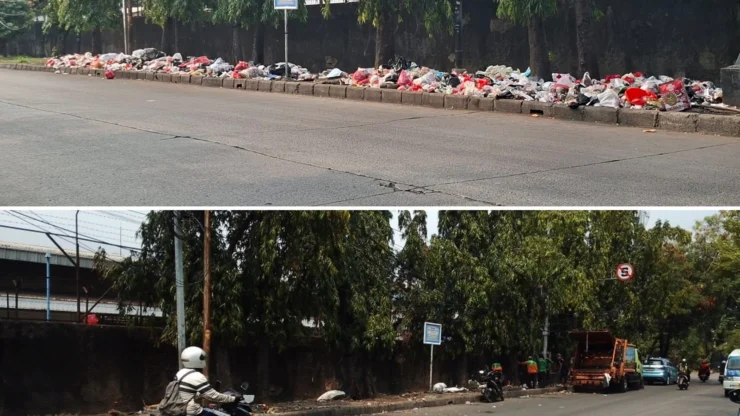 Tak Indahkan Papan Larangan, Satpel LH Tanjung Priok Akui Warga Masih Buang Sampah Sembarangan di Sungai Bambu