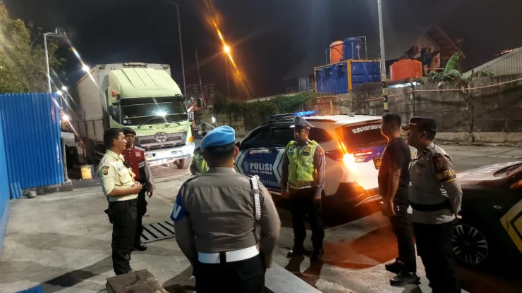 Patroli Cipta Kondisi Polres Pelabuhan Tanjung Priok, Antisipasi Gangguan Kamtibmas di Kawasan Pelabuhan