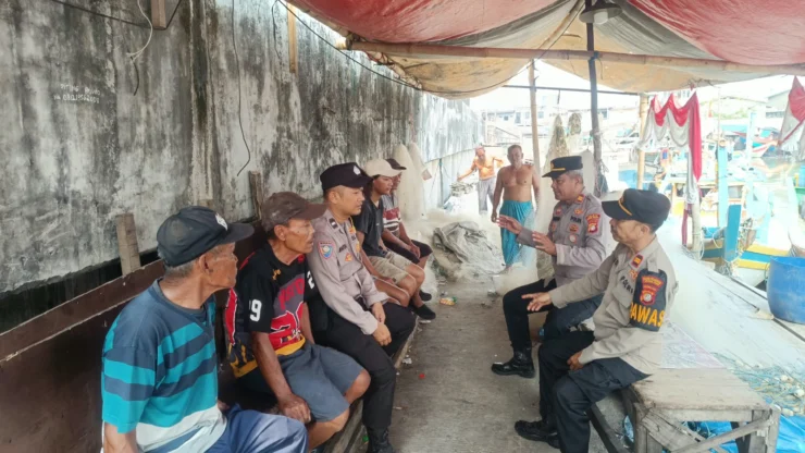 Polsek Kawasan Kalibaru Gelar “Jaga Jakarta On The Spot”, Ajak Nelayan Jaga Kamtibmas dan Keselamatan Melaut