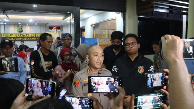 Polres Priok Berikan Trauma Healing ke 4 ABK Korban Penganiayaan KM Maulana 23