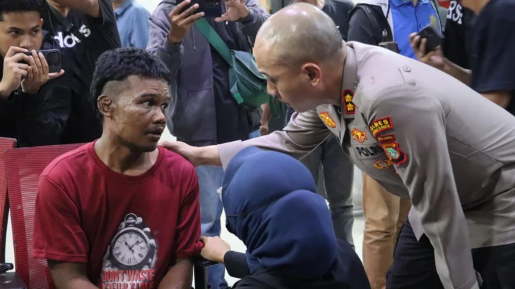 Polres Priok Pulangkan, 4 ABK Korban Penganiayaan KM Maulana, Tangis Keluarga Pecah