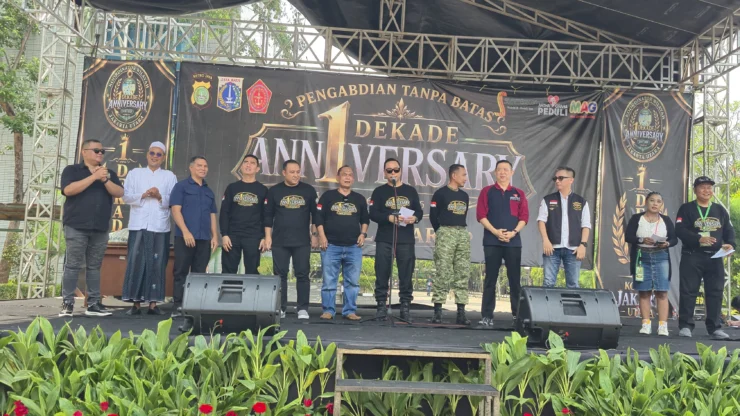 Wakapolres Pelabuhan Tanjung Priok Hadiri Anniversary 1 Dekade Korwil Ojol Jakarta Utara, Perkuat Silaturahmi dan Solidaritas Sosial