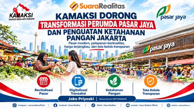 KAMAKSI Desak Pasar Jaya Berbenah, Soroti Transparansi Anggaran dan Ketahanan Pangan
