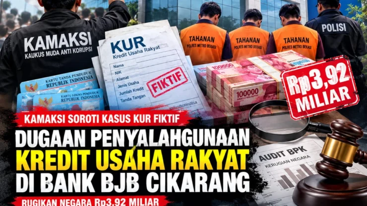 KAMAKSI Desak Usut Tuntas Dugaan KUR Fiktif Bank BJB Cikarang, Kerugian Negara Capai Rp3,92 Miliar