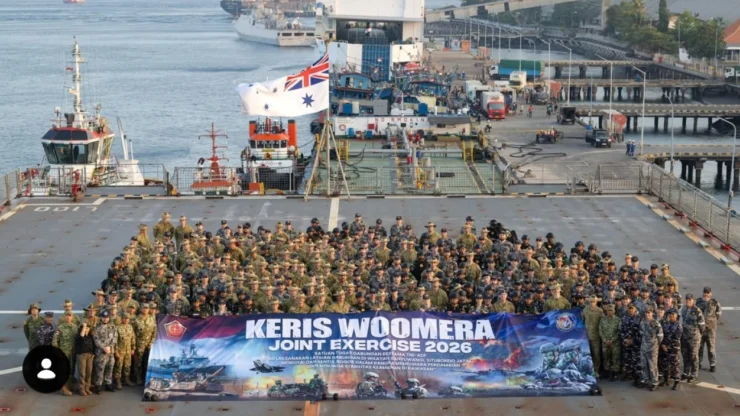 Pangkogabwilhan II Hadiri Latgabma Keris Woomera 2026, Perkuat Kerjasama Pertahanan TNI-ADF