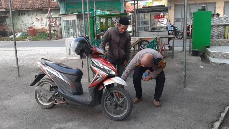 Polisi bersama Masyarakat, Polsek Parung Panjang Sosialisasi Pencegahan Curanmor