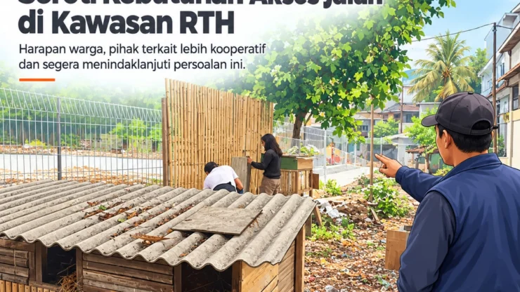 Persoalan RTH di Sunter Jaya Jadi Perhatian, Warga Harapkan Solusi Akses Jalan