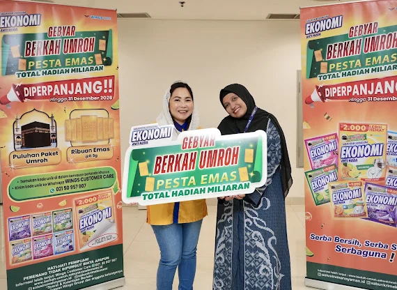 Wujudkan Semangat ‘Dari Mencuci Bisa ke Tanah Suci’, Sabun Krim EKONOMI Berangkatkan 11 Pemenang Umroh