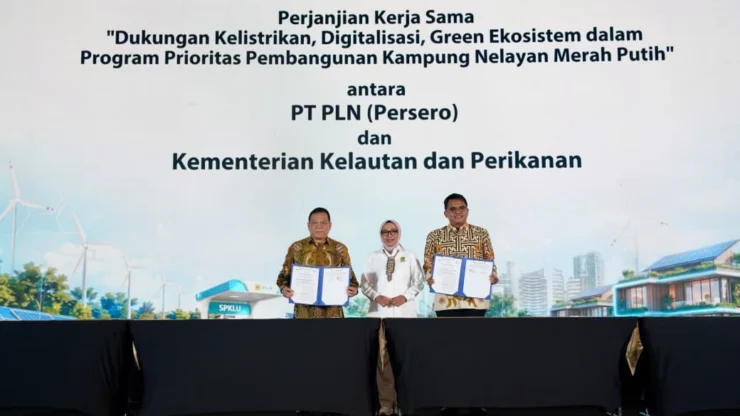 KKP Gandeng PLN Perkuat Infrastruktur Listrik dan Digitalisasi Kampung Nelayan Merah Putih