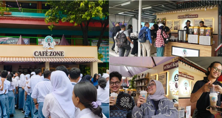 Rayakan Hari Kopi Sedunia, TOP Coffee Berikan Rasa #SerasaDiCafe ke 4 Kota dan Bagikan Lebih dari 10.000 Kopi Gratis